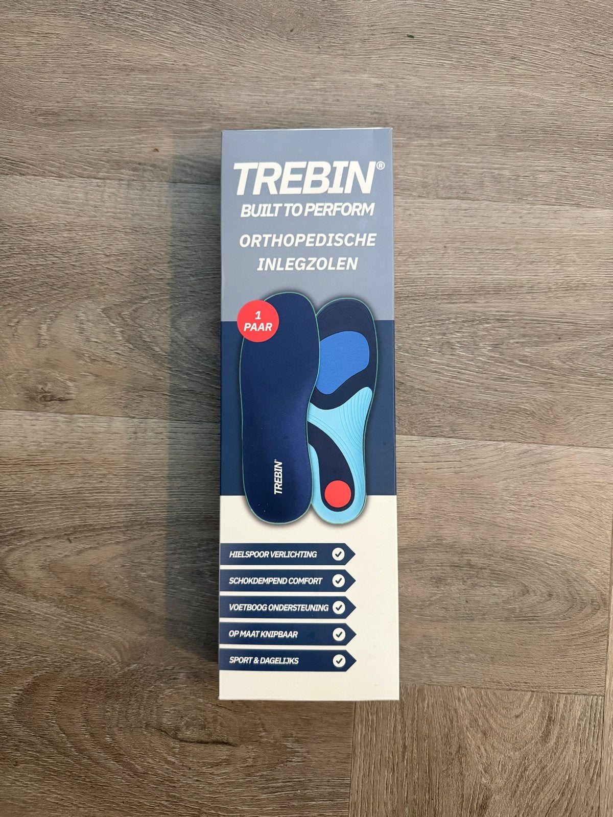 Trebin Orthopedische Inlegzolen maat 42-44 - Hielspoor, Ophalen of Verzenden, Nieuw