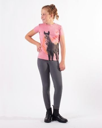 Shirt QHP Iris Junior blossom 104, Dieren en Toebehoren, Paardrijkleding, Ophalen of Verzenden, Nieuw, Dressuur, Bovenkleding