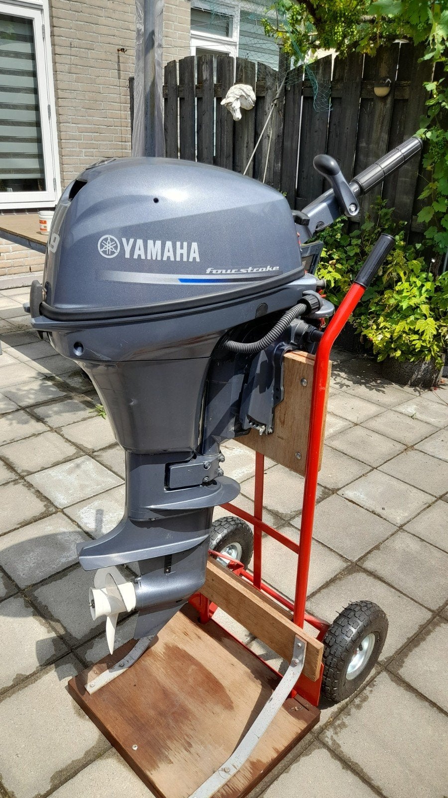 Yamaha F9.9JMH Buitenboordmotor - Zo goed als nieuw, Ophalen, Zo goed als nieuw, Benzine, Viertaktmotor