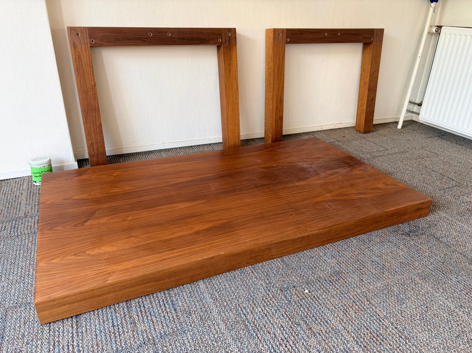 Houten eettafel 180*90*74, Ophalen, 50 tot 100 cm, Zo goed als nieuw, 150 tot 200 cm