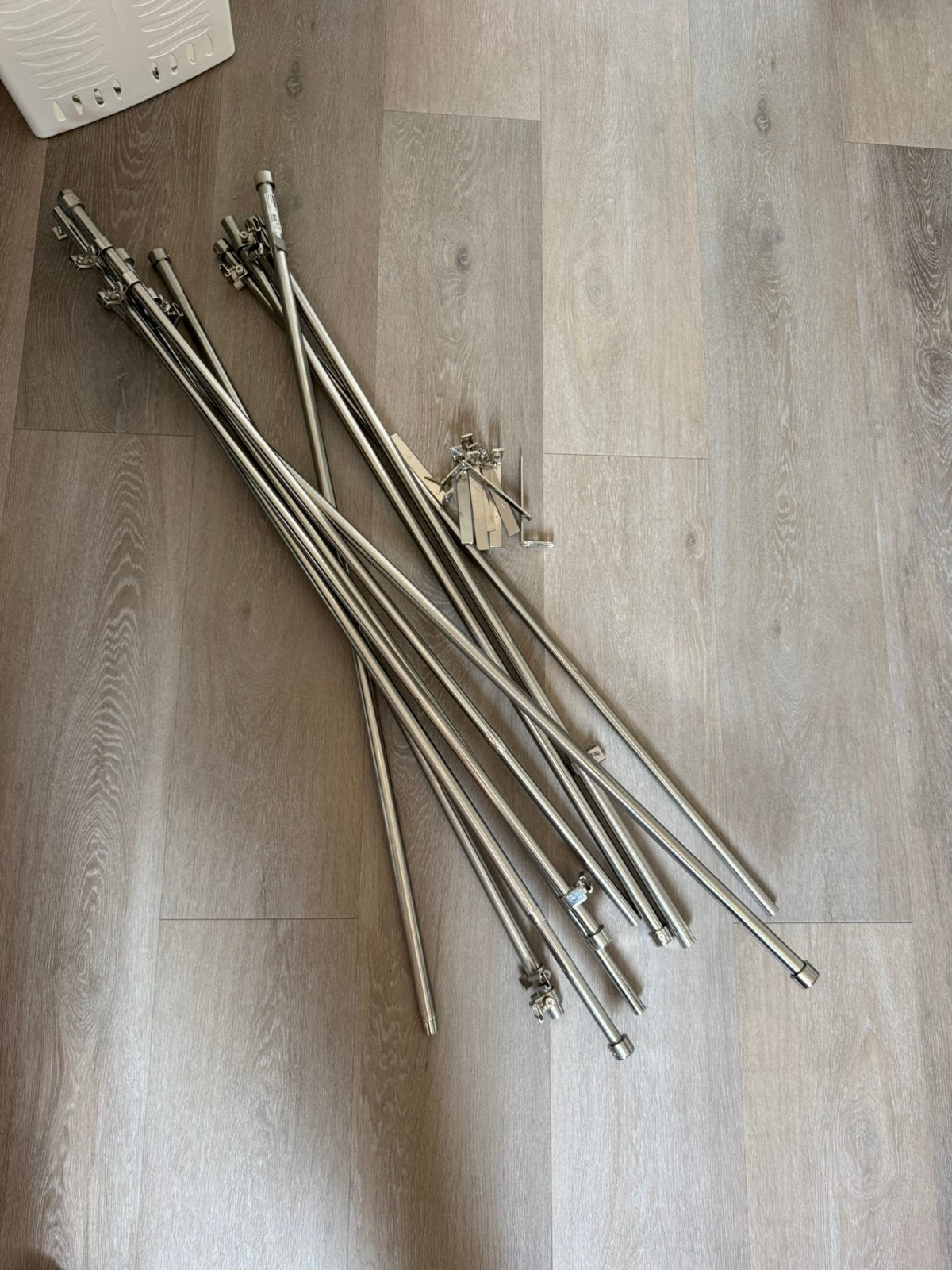 Gordijnroede dubbel 3x ikea, IKEA, Ophalen, Zo goed als nieuw