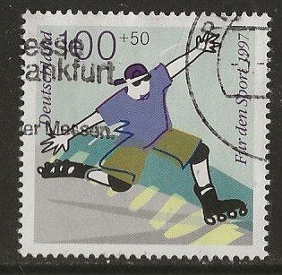 Duitsland 221, skater, Verzenden, 1990 tot heden, Gestempeld