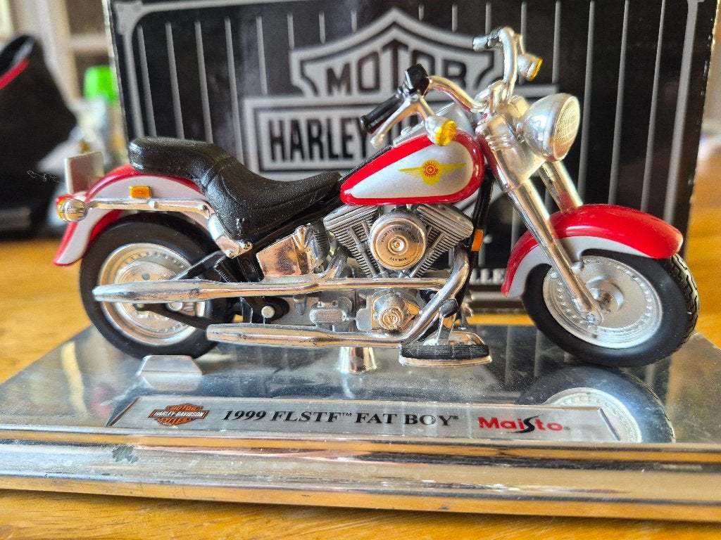 Schaalmodel Harley Davidson Fatboy 1:18, Ophalen, Overige typen
