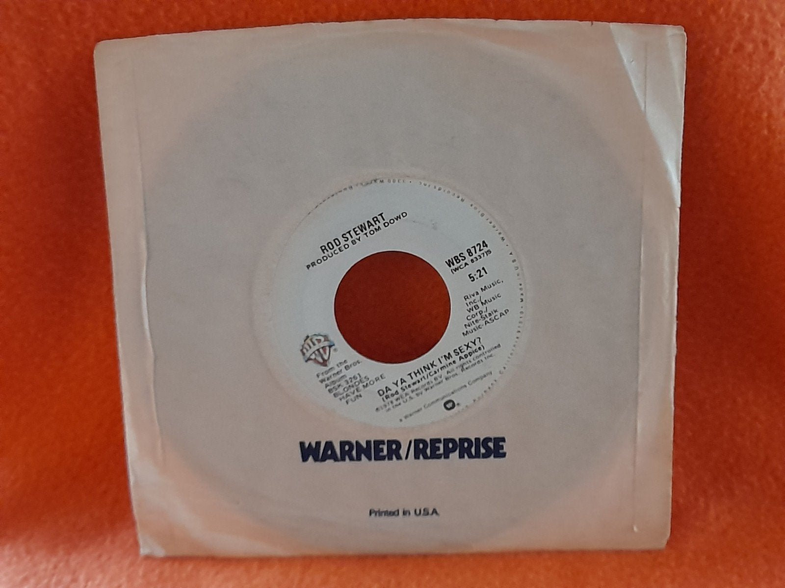 Rod Stewart - Da ya think I'm sexy? (USA 1978), Gebruikt, 7 inch, Ophalen of Verzenden, Pop