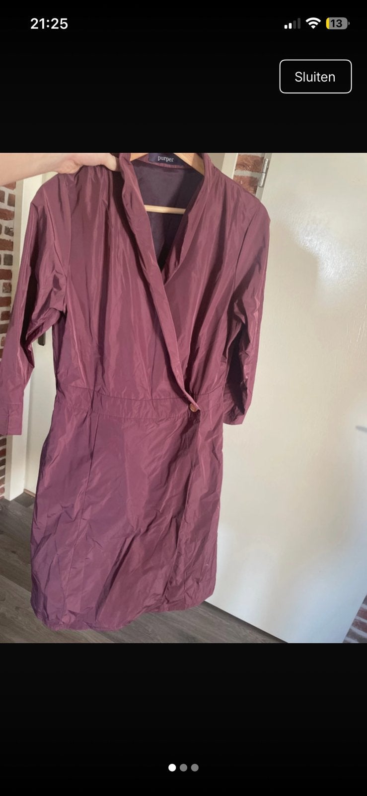 Jurk Purper dames, Maat 38/40 (M), Nieuw, Ophalen of Verzenden, Knielengte