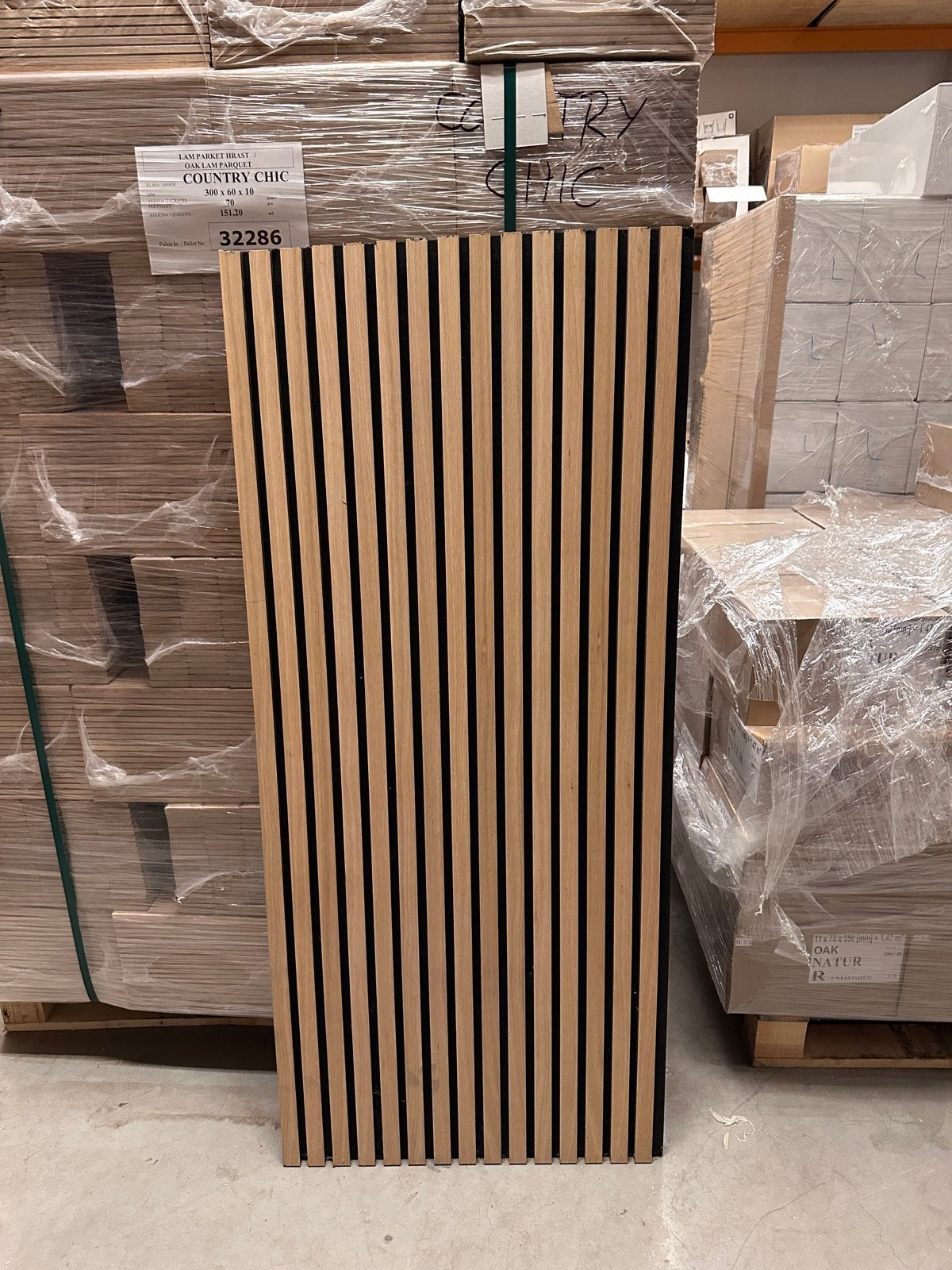 Wandpaneel decoratie 136x60cm - Nieuw, Hout, Nieuw, Wandbord of Wandpaneel, Modern