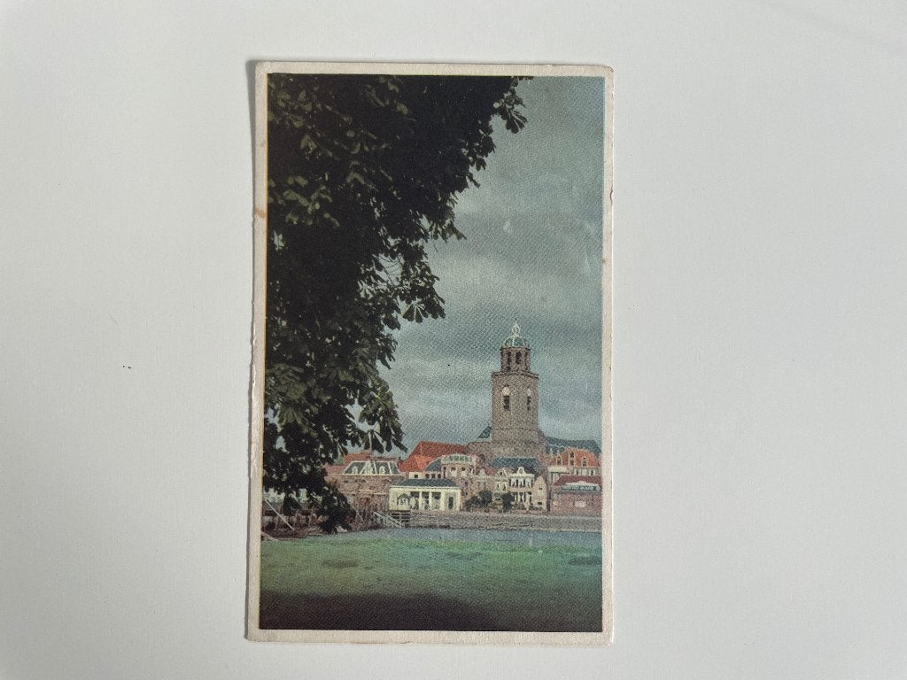 C921 Oude ansichtkaart Deventer : Gezicht op Deventer, Ophalen of Verzenden, Voor 1920, Gelopen, Overijssel