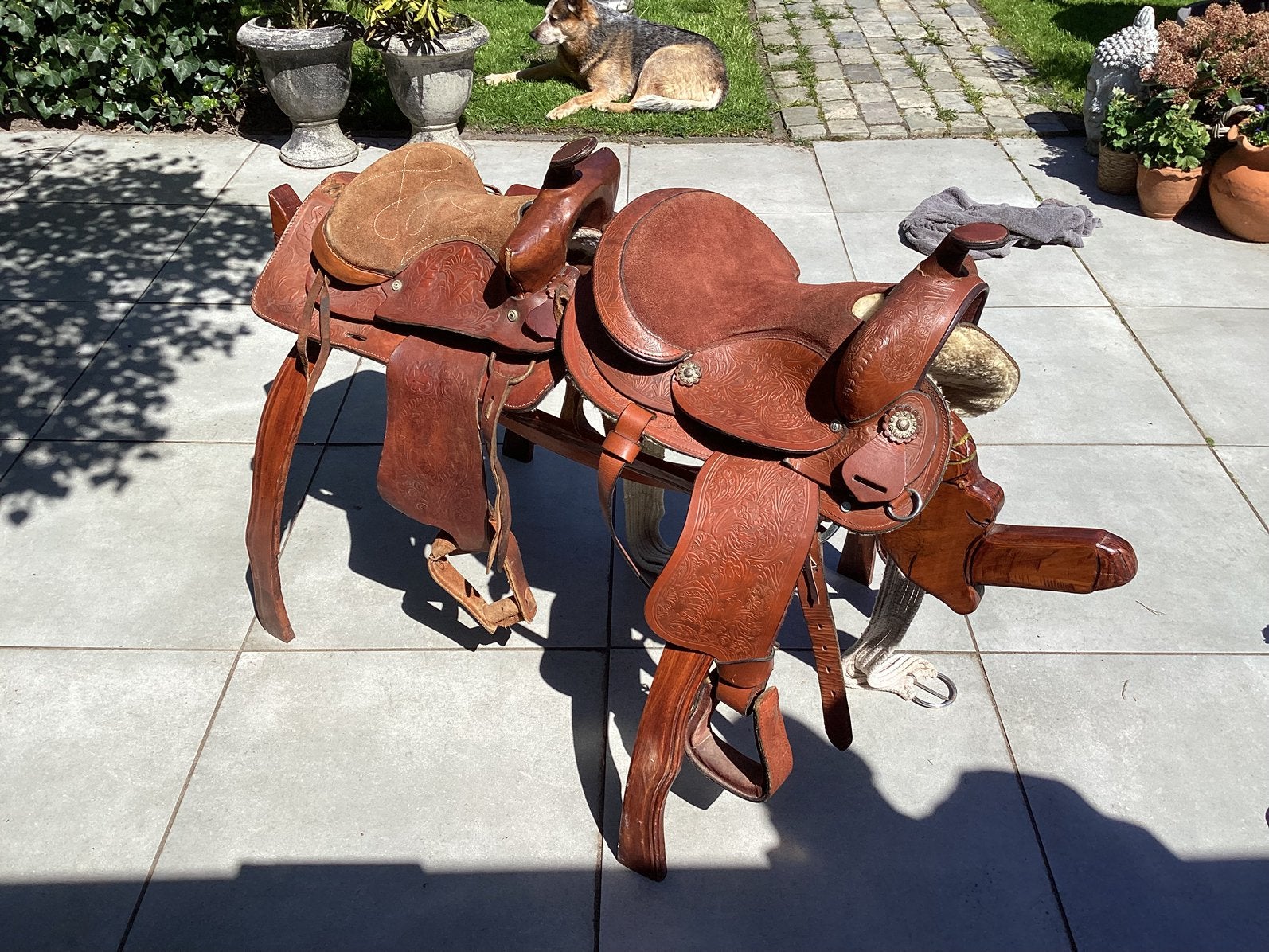 Westernzadels, en toebehoren te koop, Dieren en Toebehoren, Paarden en Pony's | Zadels, Ophalen, Zo goed als nieuw