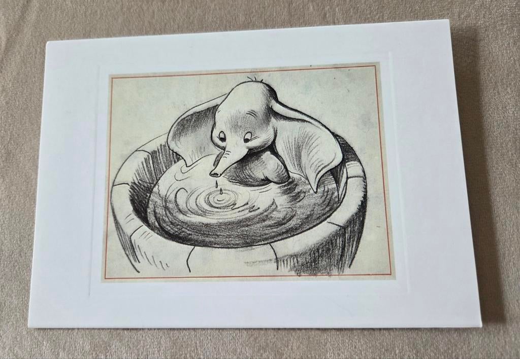 Olifantje Dumbo - Walt Disney, Verzamelen, Ansichtkaarten | Themakaarten, Verzenden, Gelopen, Kinderen