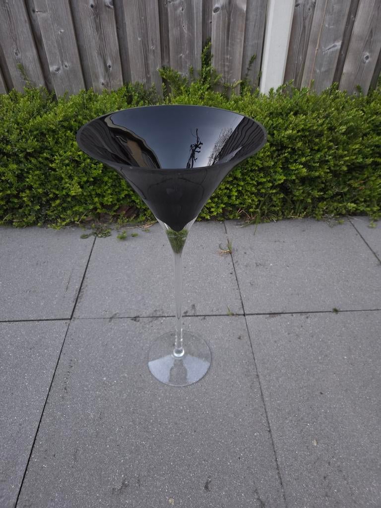 Martini vaas, decoratie vaas, Huis en Inrichting, Woonaccessoires | Vazen, Ophalen, Overige kleuren, Minder dan 50 cm, Glas