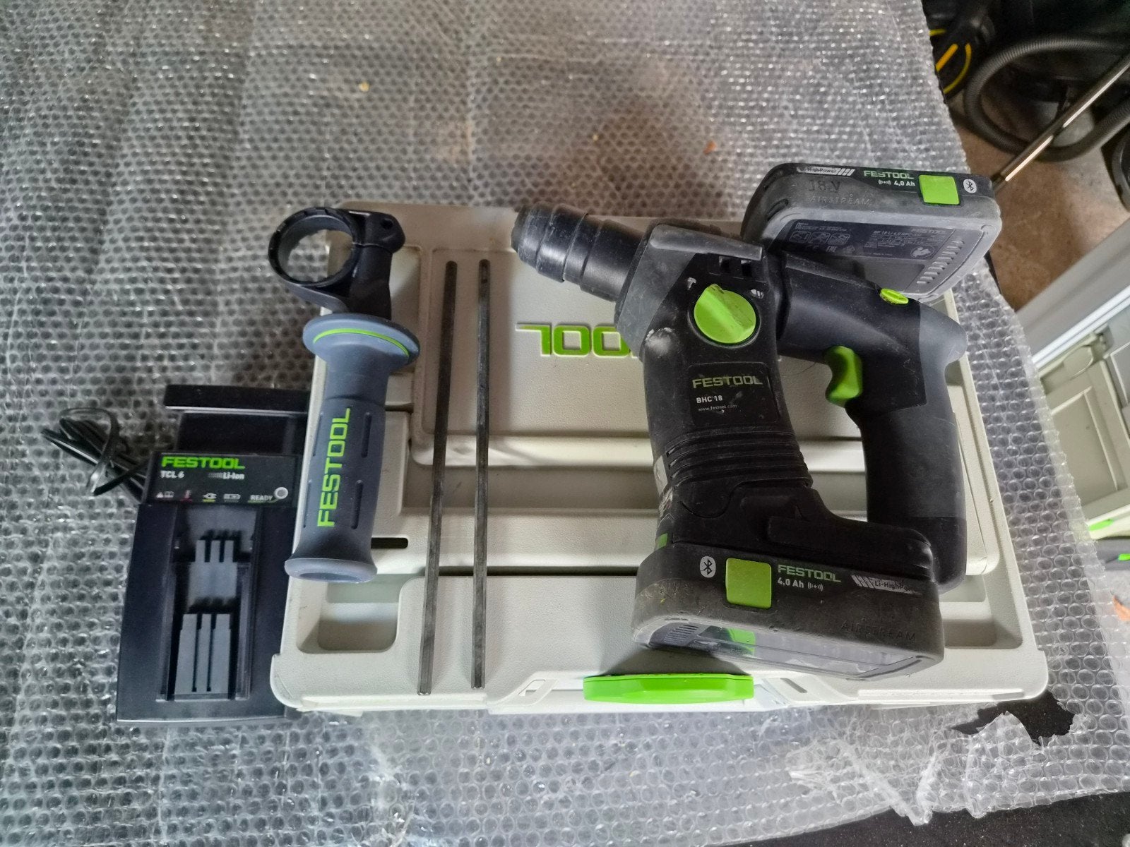Festool BHC 18 Basic accu boorhamer (body) 18V Li-ion - 1,8J, Doe-het-zelf en Verbouw, Ophalen of Verzenden