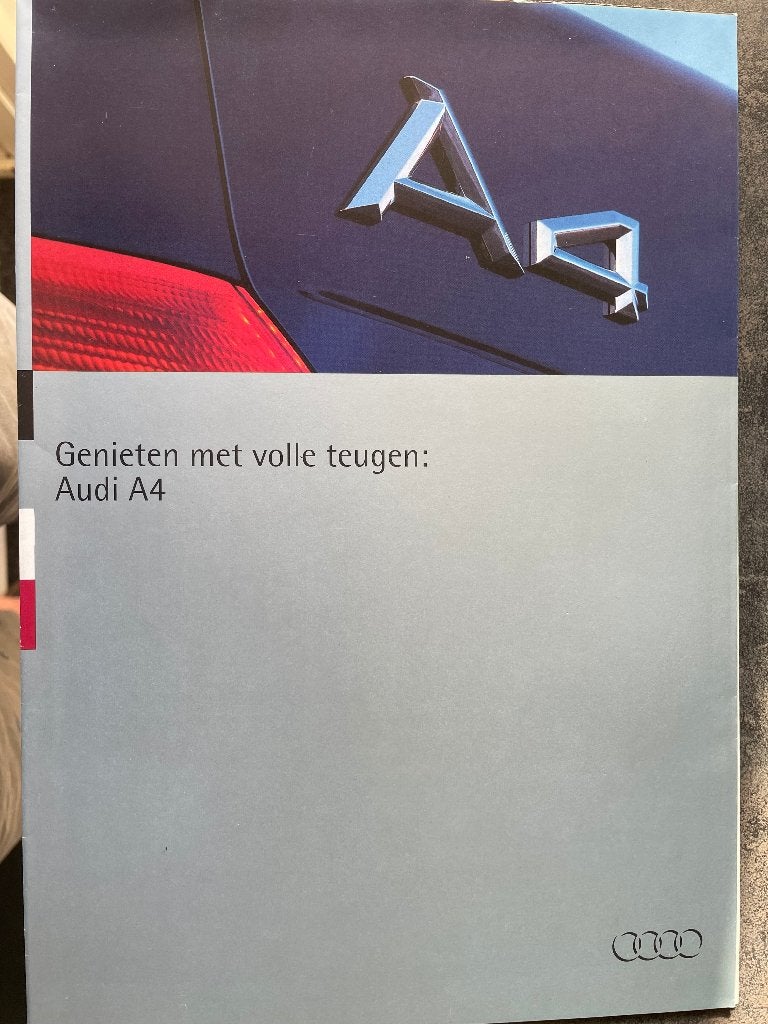 Folder van Audi A4, 1995, Ophalen of Verzenden, Nieuw, Audi