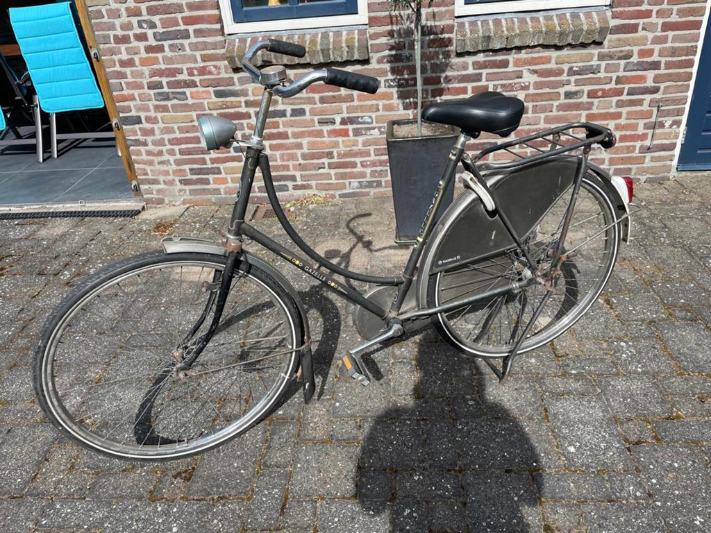 Omafiefs Gazelle, Ophalen, Gebruikt, Terugtraprem