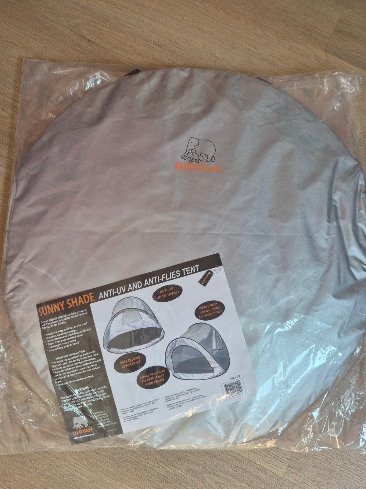 Deryan Sunny Shade Anti-UV Tent, Ophalen of Verzenden, Nieuw