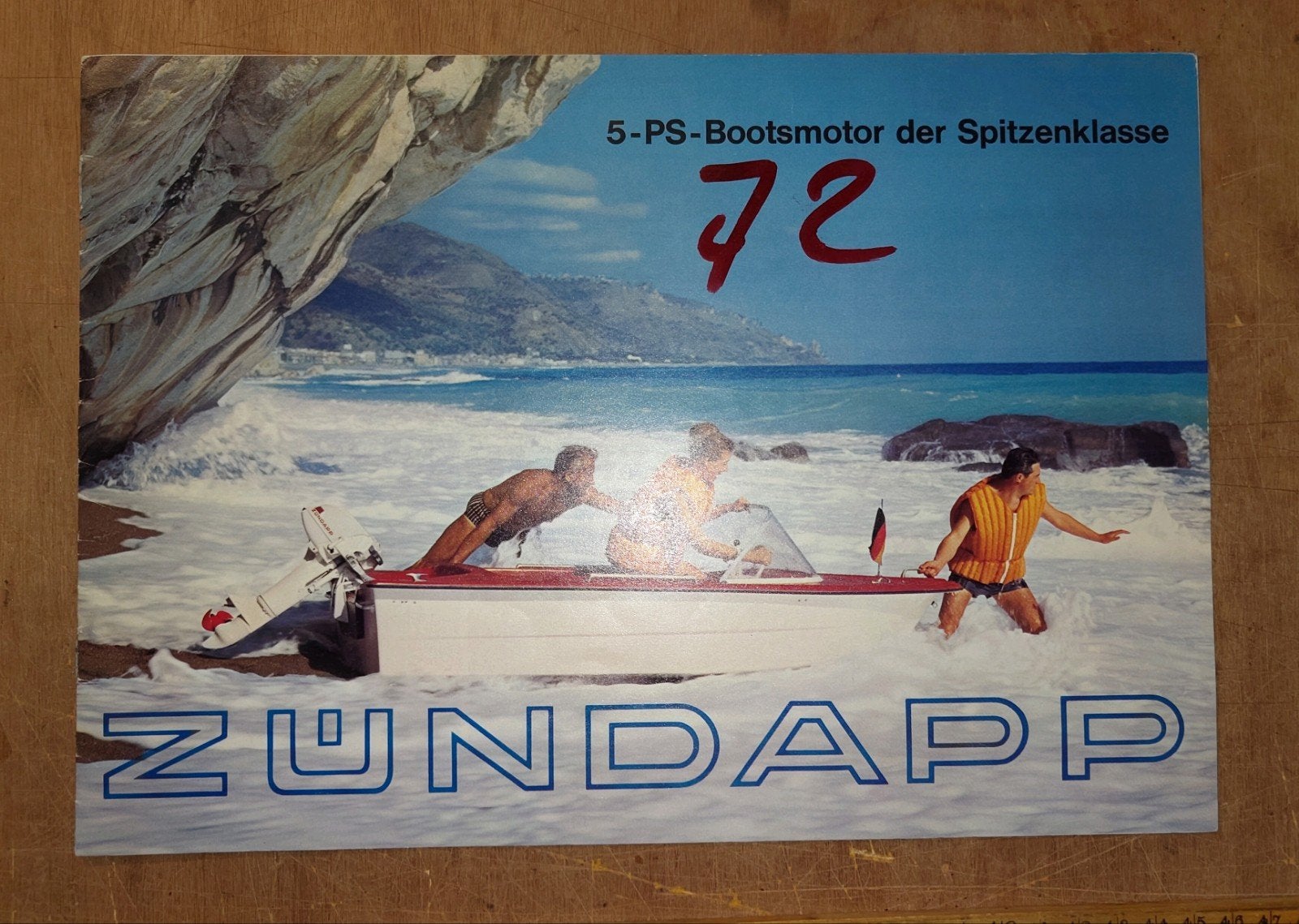 Folder Zündapp buitenboordmotor, Ophalen of Verzenden