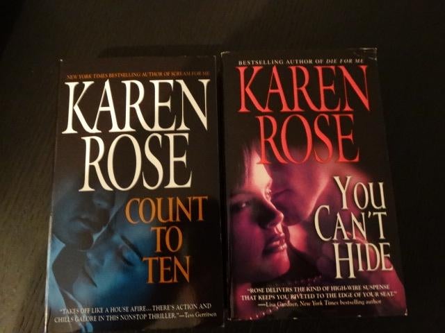 Count to ten/You cant hide/Edge of Darkness- Karen Rose (EN), Boeken, Ophalen of Verzenden, Zo goed als nieuw, Karen Rose, Amerika