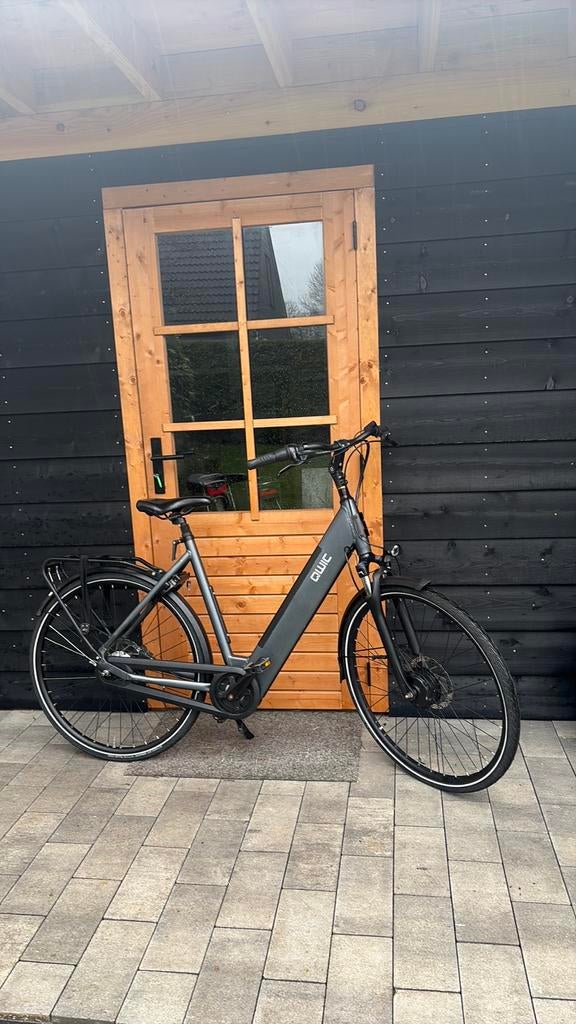 Elektrische damesfiets Qwic Urban voowielmotor, Fietsen en Brommers, Fietsen | Dames | Damesfietsen, Gebruikt, Versnellingen, 56 cm of meer