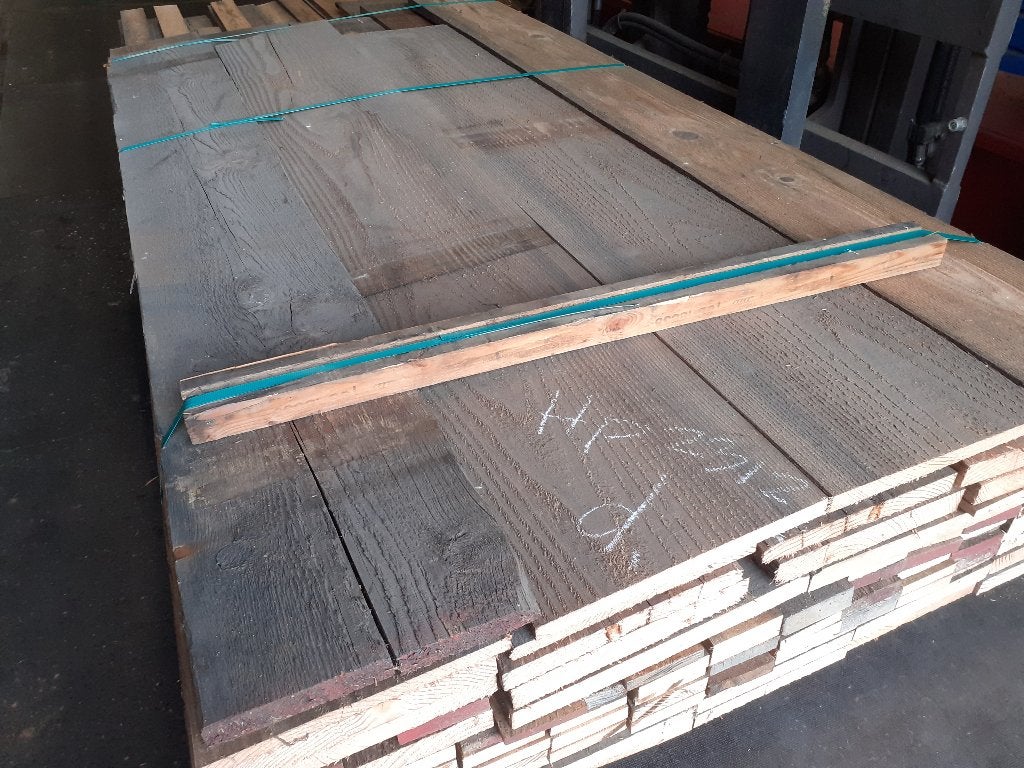 Gebruikte partijen Grenen planken- wandbekleding - sloophout, Ophalen of Verzenden, Gebruikt, 250 cm of meer, Planken