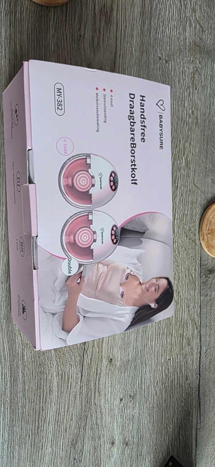Babysure Draagbare Borstkolf met Opzetstukken (17-19-21mm), Overige merken, Borstkolf, Ophalen of Verzenden, Draadloos