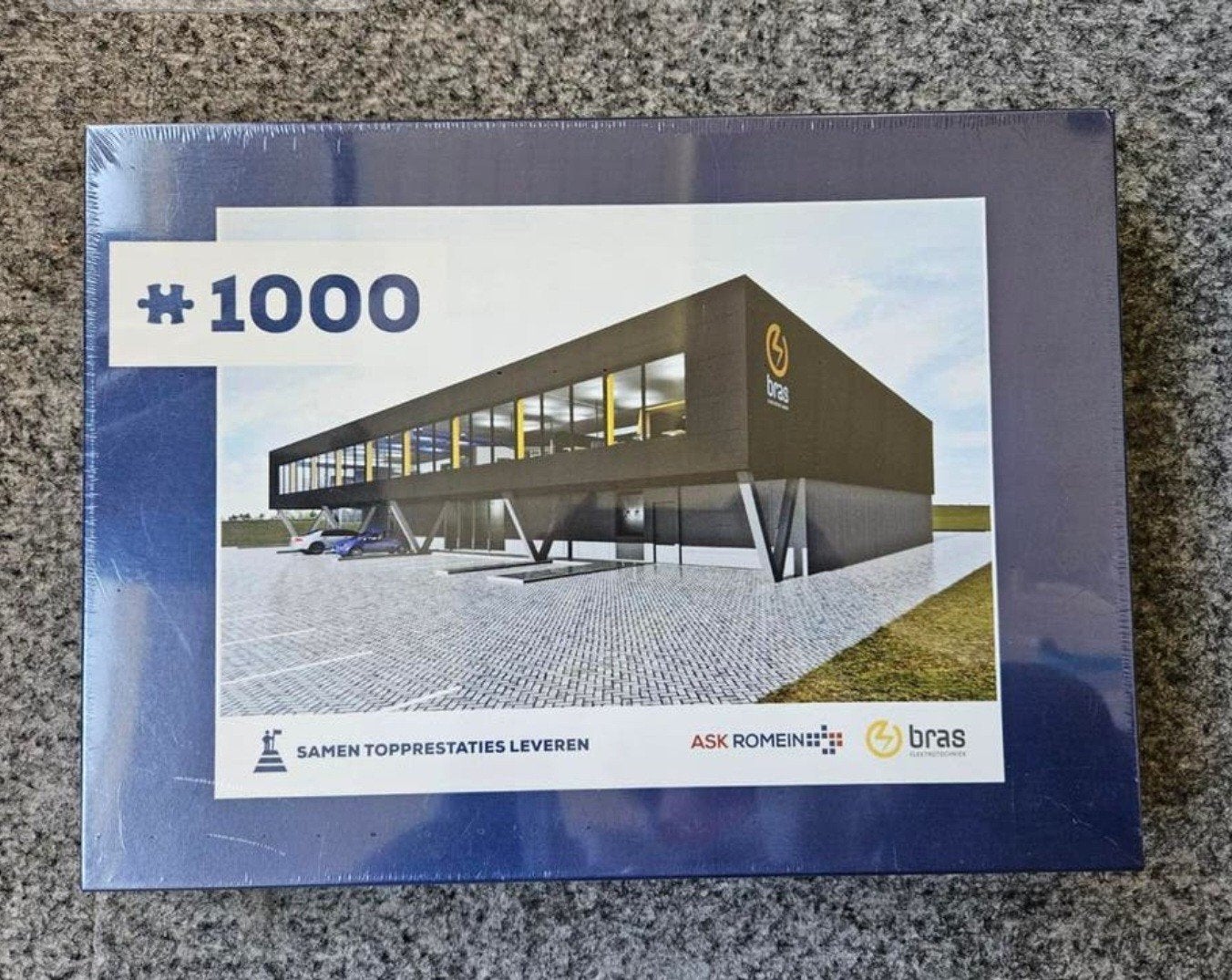 Nieuwe Legpuzzel 1000 Stukjes - Bras/Ask Romein Gebouw, Ophalen, 500 t/m 1500 stukjes, Nieuw, Legpuzzel