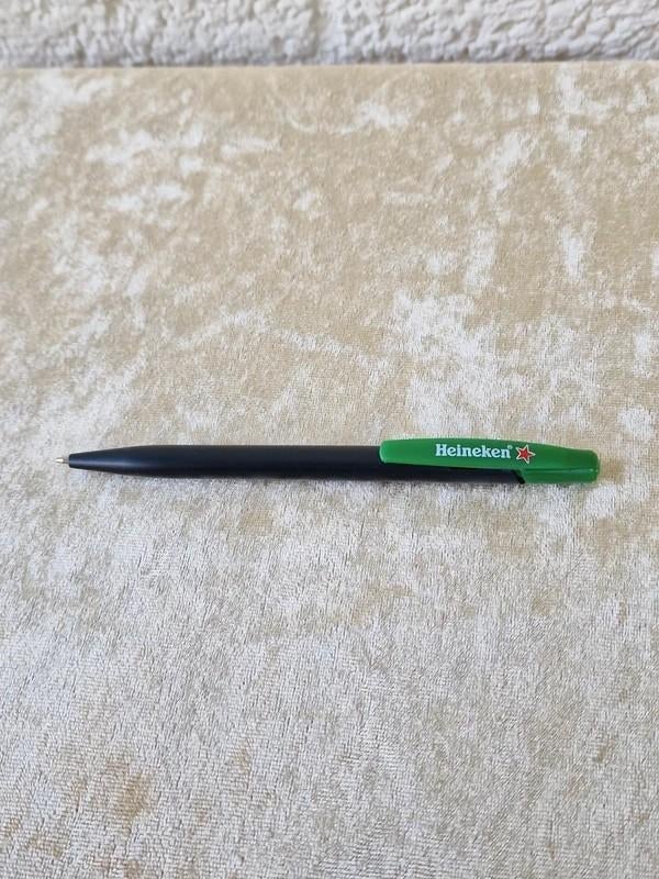 Heineken pen groen zwart merchandise, Verzamelen, Biermerken, Heineken, Ophalen of Verzenden