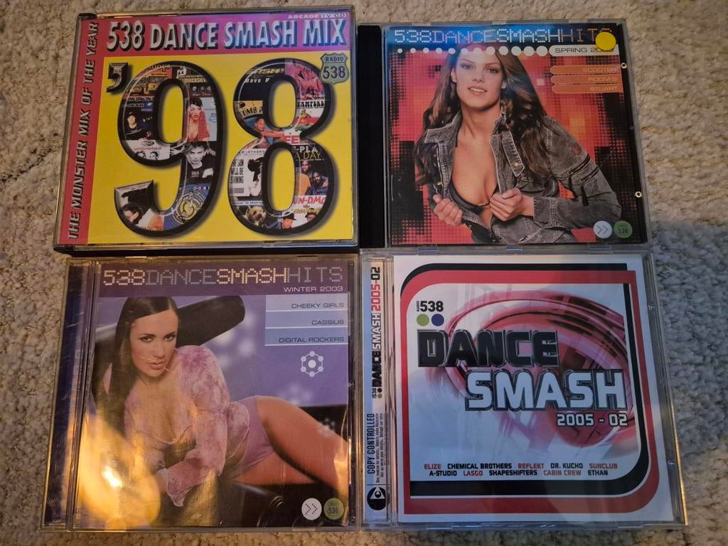 538 DANCE SMASH (HITS) - 4 Verzamelcd's - vanaf 1.50€, Cd's en Dvd's, Cd's | Verzamelalbums, Ophalen of Verzenden, Gebruikt