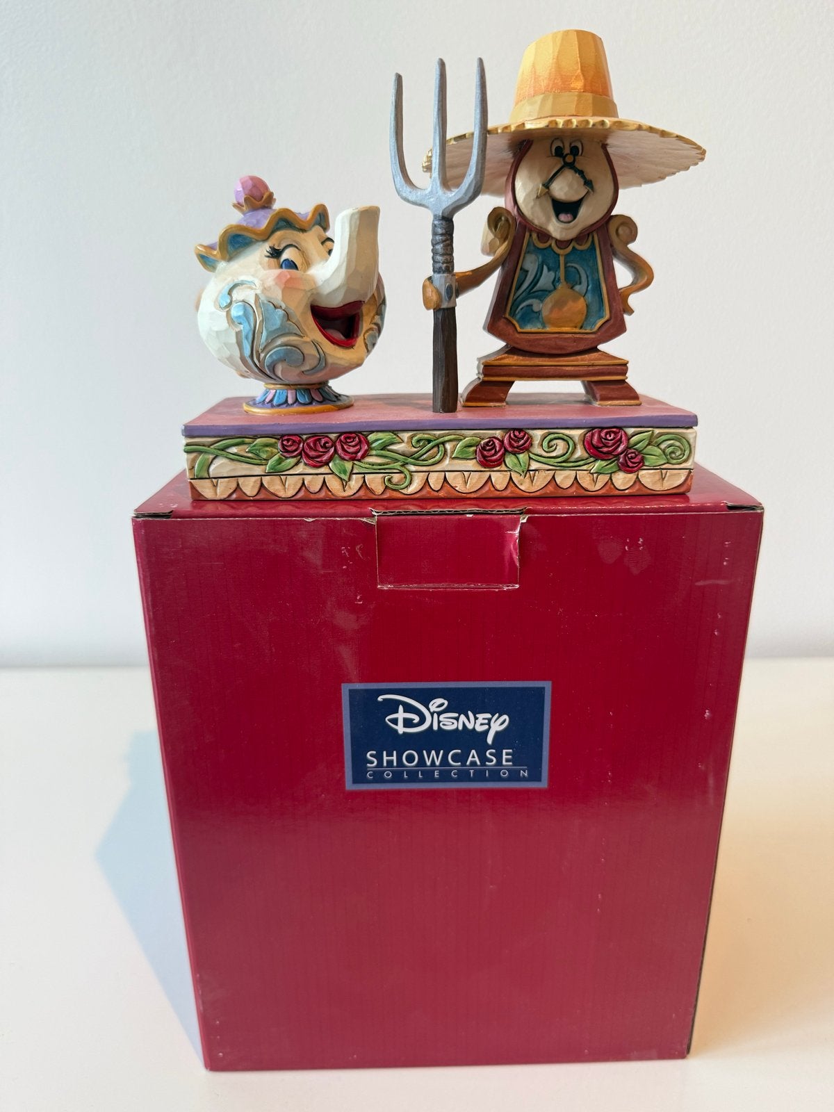Disney Showcase: Belle en het Beest beeldje, Ophalen of Verzenden, Assepoester of Belle, Zo goed als nieuw, Beeldje of Figuurtje
