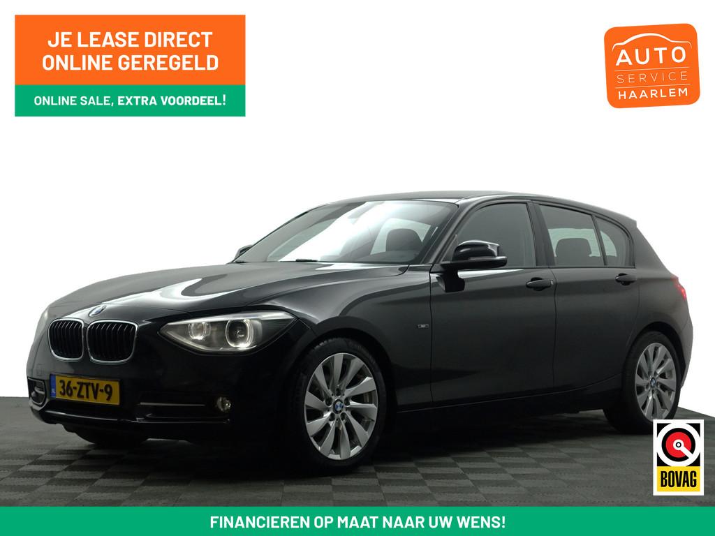 BMW 1-serie 114i M Sport+ Xenon Led, Sport Leder Interieur,, Auto's, 1-Serie, Euro 5, Achterwielaandrijving, Gebruikt
