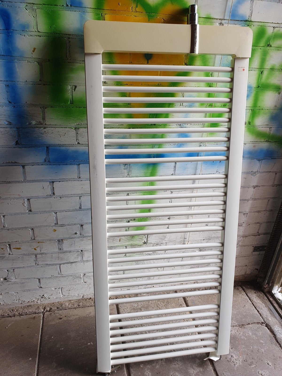 Badkamer radiator - Handdoekdroger - Wit, Ophalen, Gebruikt, Radiator, Minder dan 60 cm
