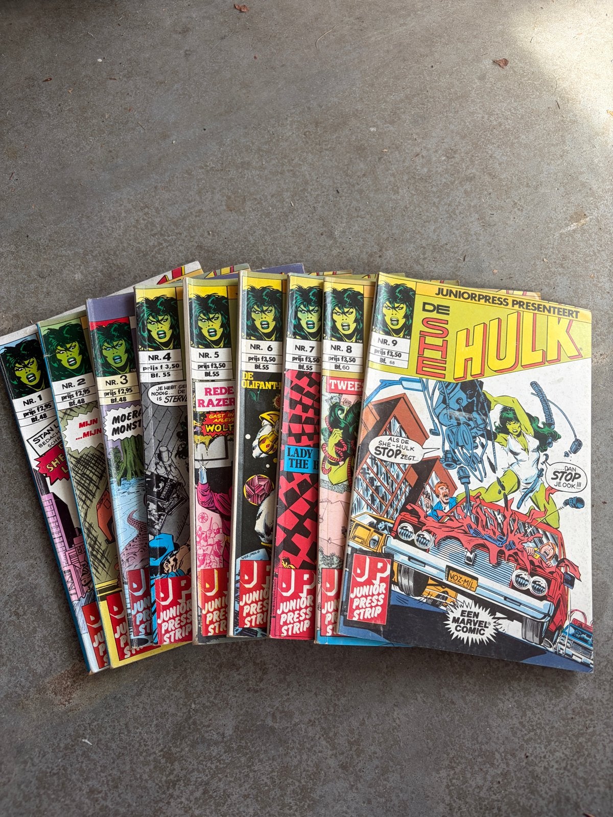 Juniorpress De She Hulk stripboeken (1-9), Boeken, Complete serie of reeks, Ophalen of Verzenden, Gelezen