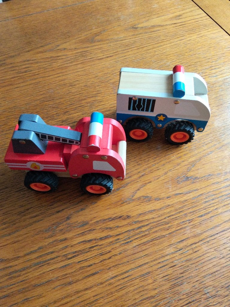 Houten auto's, Ophalen, Zo goed als nieuw, Overige typen