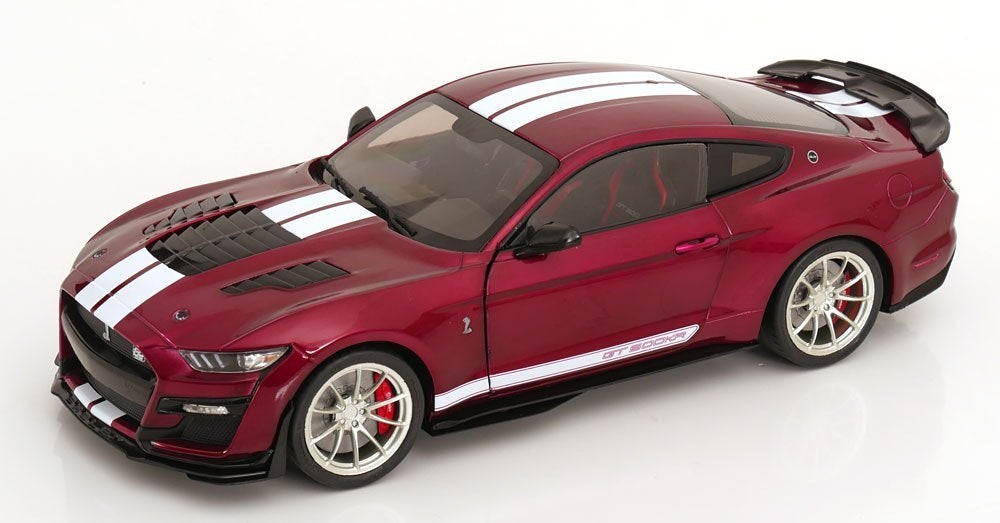 Shelby Ford Mustang GT500KR 2023 Paars Metallic / Wit 1-18 S, Solido, Tschuiten@hotmail.com, Auto, Solido
