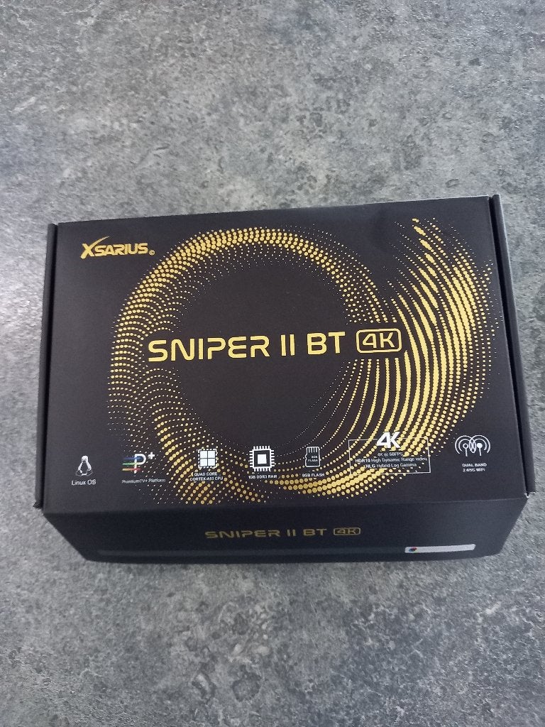 Xsarius Sniper 2 BT 4K Mediastreamer met accessoires, Ophalen, Gebruikt, HDMI, Minder dan 500 GB