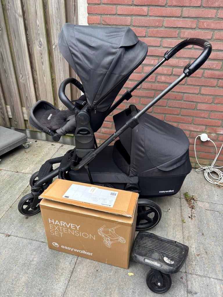 Easywalker Harvey 2. Combiwagen met veel accessoires, Gebruikt, Duowagen, Combiwagen, Ophalen