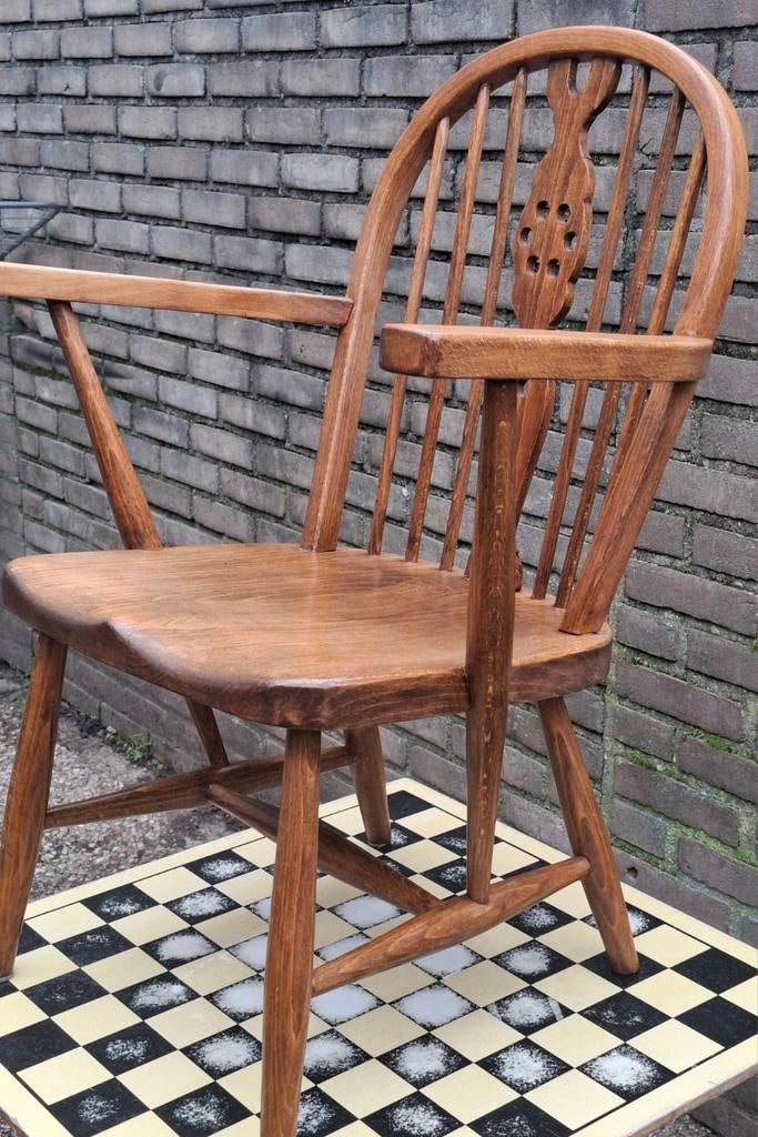 Windsor. Armchair child. Oak.  Ca 1875., Ophalen, Windsor, Minder dan 75 cm, Zo goed als nieuw