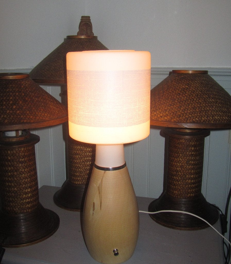 Vintage tafellamp, Gebruikt, Vintage, 52 cm, Schemerlamp
