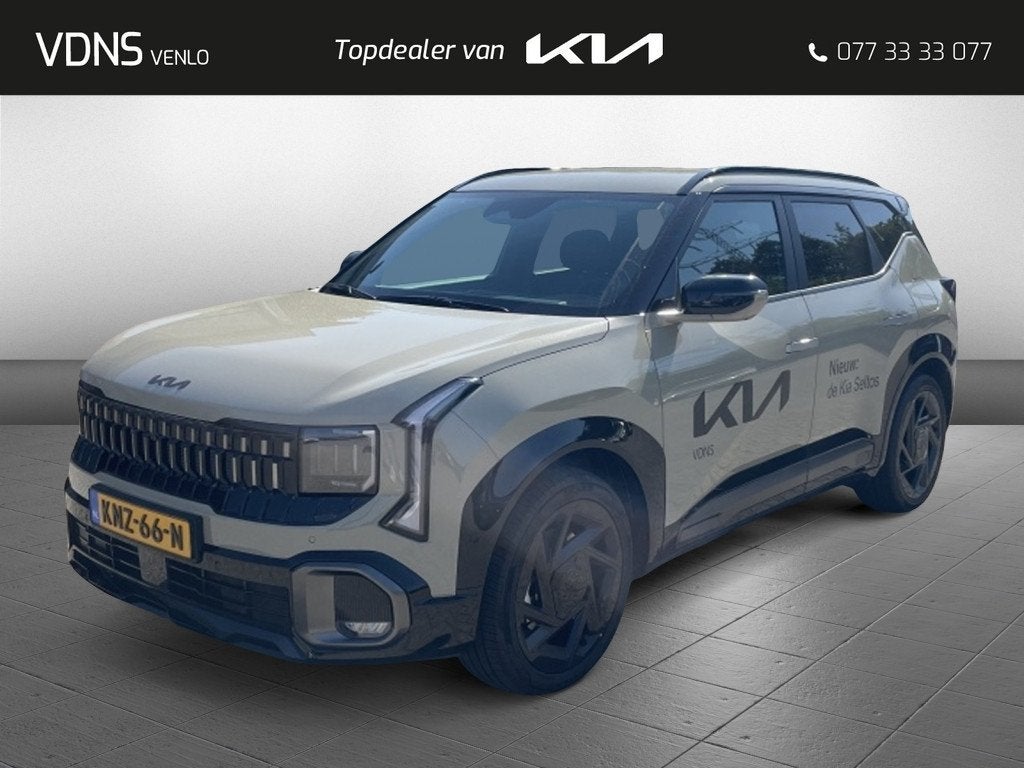 Kia Seltos 1.6 GDi Hyb. X-Line (bj 2026, semi-automaat), Auto's, Kia, Automaat, Gebruikt, 4 cilinders, Bruin