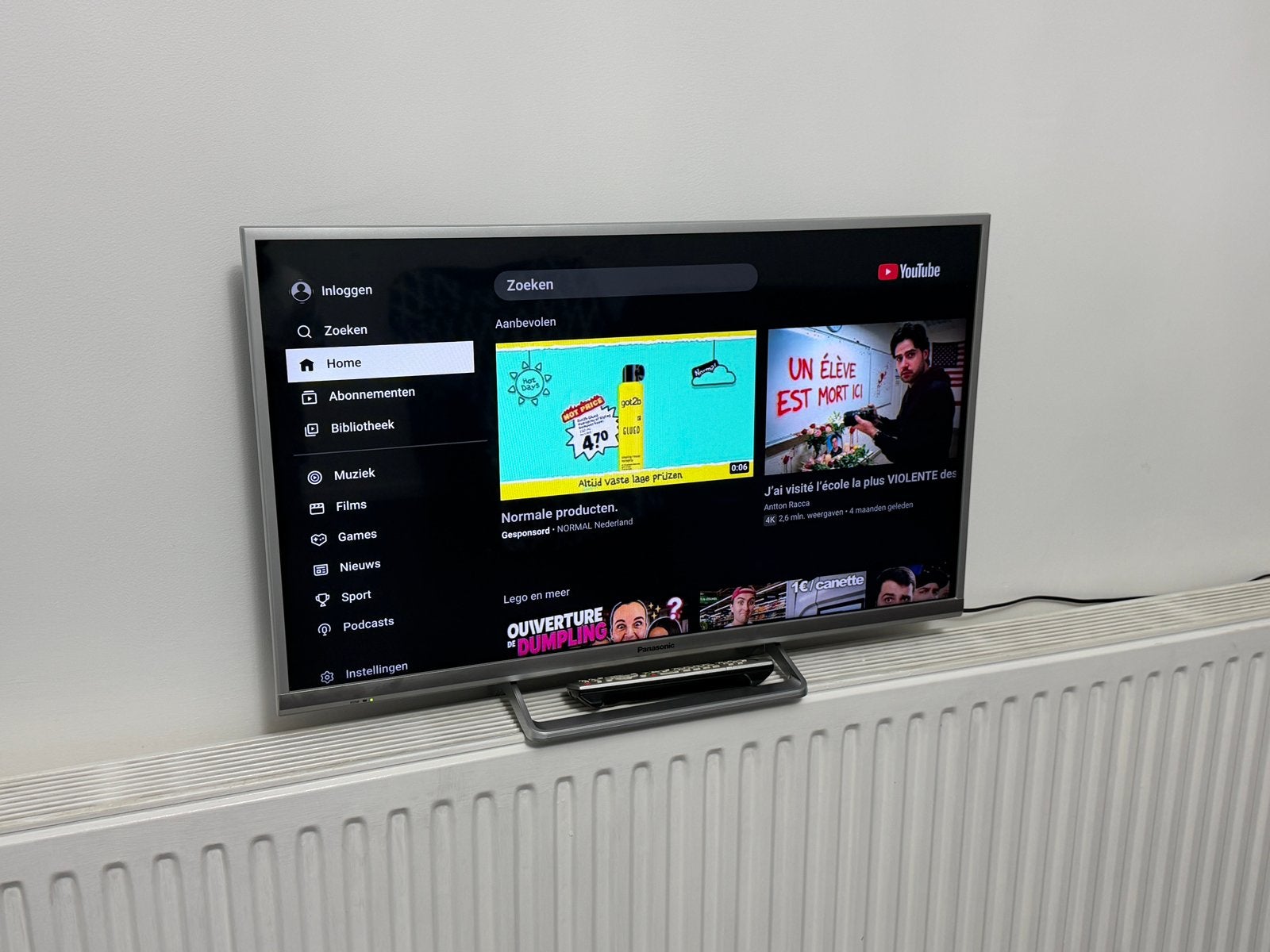 Smart tv Panasonic 32 inche, Ophalen, Panasonic, 50 Hz, 80 tot 100 cm