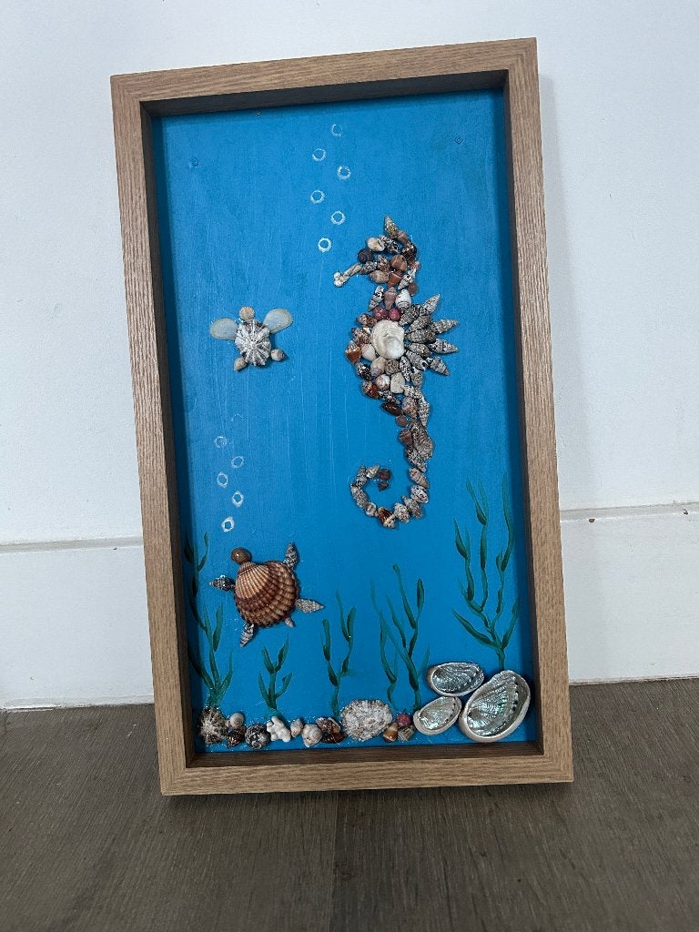 Uniek Handgemaakt Zee-kunstwerk, Ophalen of Verzenden
