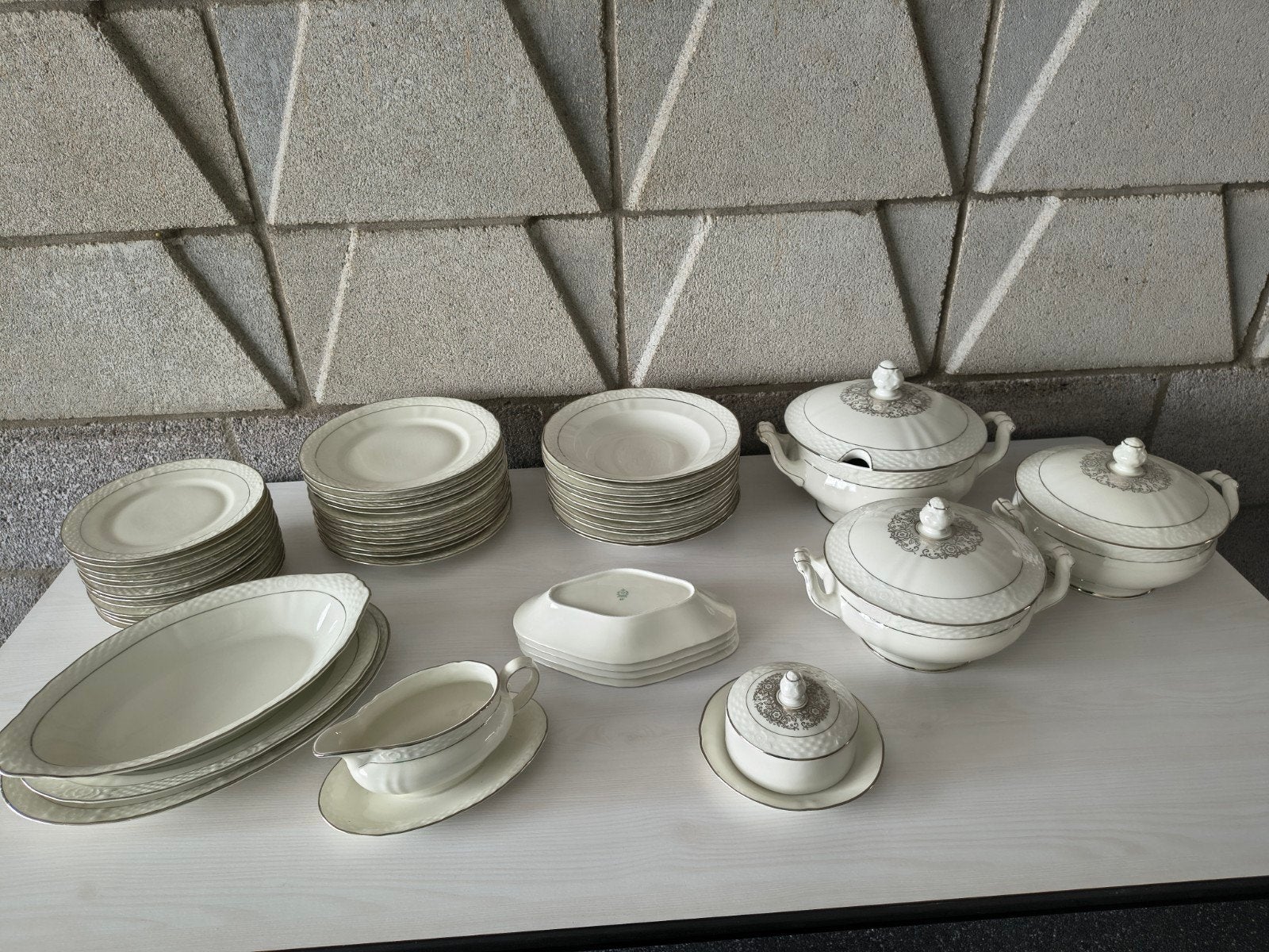 Bavaria servies zilver 50-delig, Ophalen