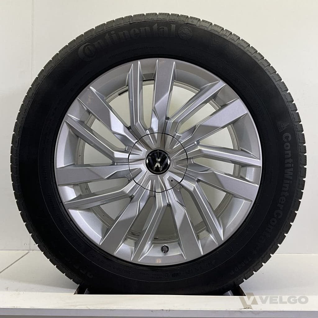 VOLKSWAGEN TOUAREG VELGEN SET WINTERBANDEN 19 INCH, Auto-onderdelen, 19 inch, Gebruikt, Banden en Velgen, Info@velgo.nl