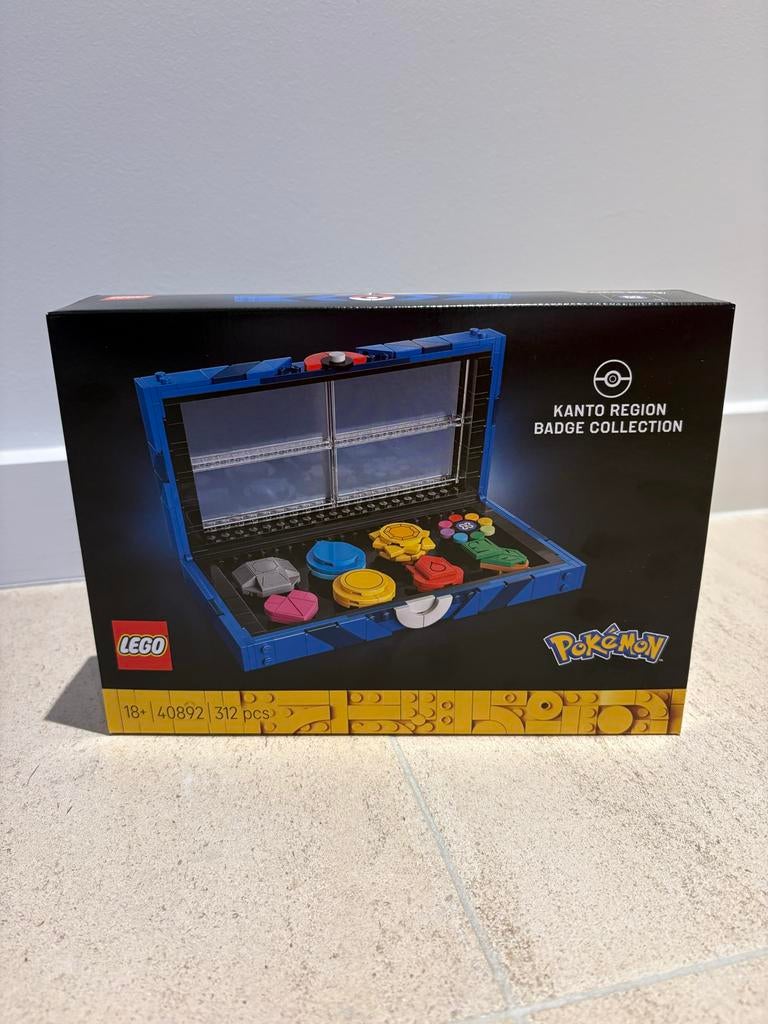 Nieuwe LEGO 40892 Pokémon Kanto Region Badge Collection, Ophalen of Verzenden, Nieuw, Complete set, Lego