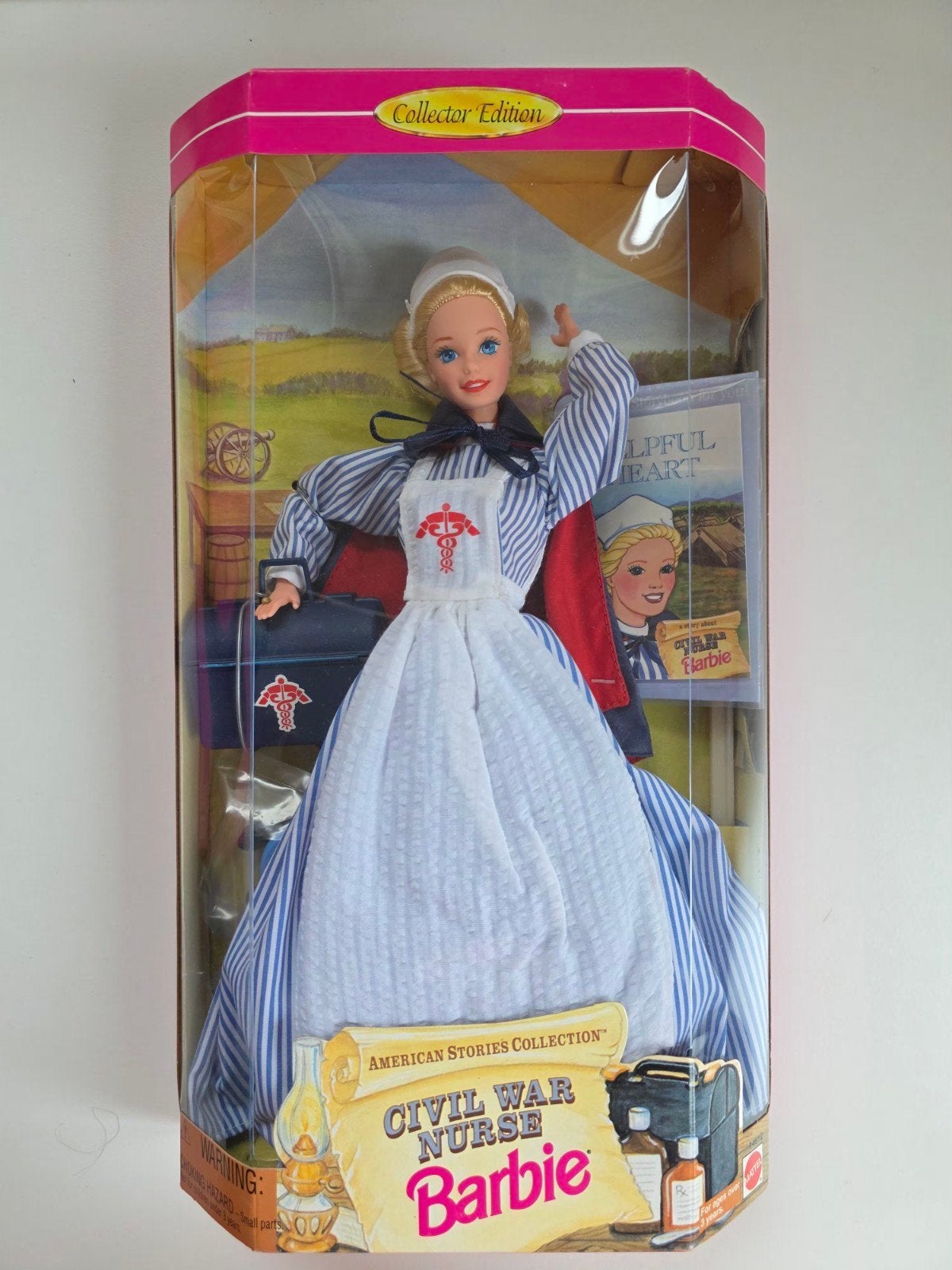 Barbie Civil War Nurse 1995 NRFB, Verzamelen, Poppen, Ophalen of Verzenden, Nieuw, Fashion Doll