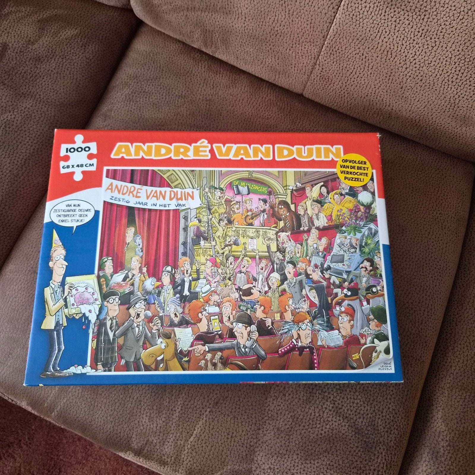 André van Duin Legpuzzel 1000 stukjes - Zestig Jaar, Ophalen of Verzenden