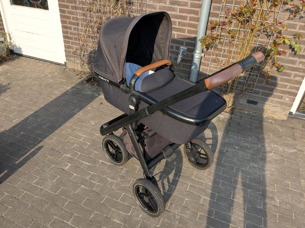 Dubatti One kinderwagen 2in1: Reiswieg + Buggy, Kinderen en Baby's, Kinderwagens en Combinaties, Gebruikt, Combiwagen, Verstelbare duwstang