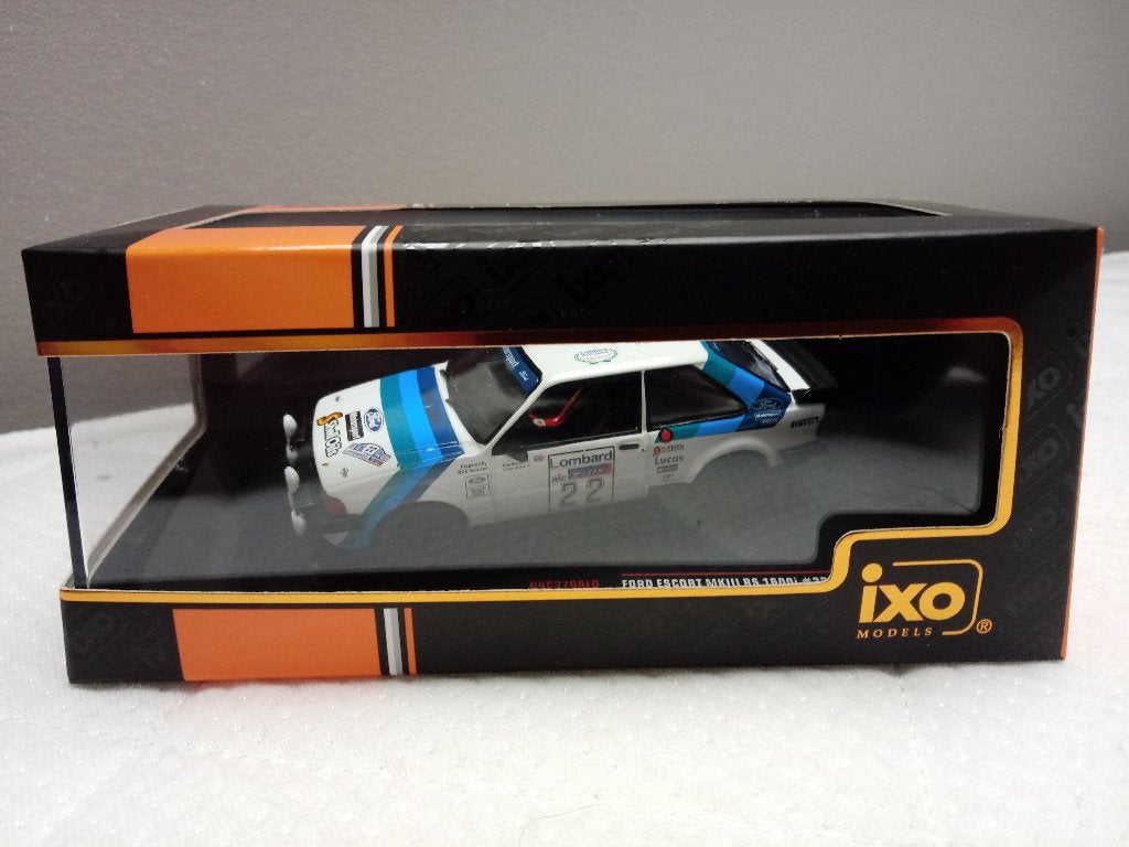 Ford Escort MK3 RS 1600i rally 1/43 IXO, Hobby en Vrije tijd, Modelauto's | 1:43, Ophalen, Nieuw, Auto, Overige merken