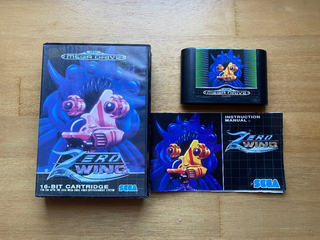 zero wing sega mega drive, 1 speler, Racen en Vliegen, Ophalen of Verzenden, Zo goed als nieuw