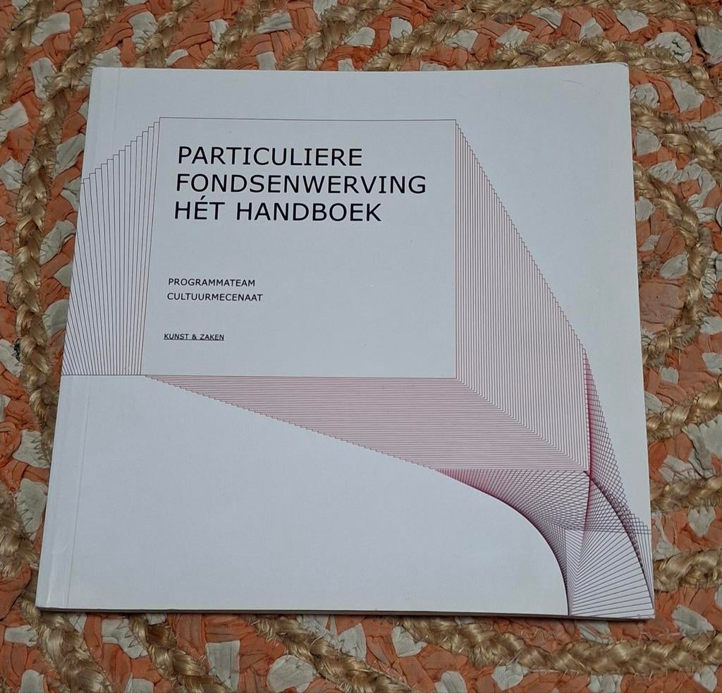 Particuliere fondsenwerving, Sociale wetenschap, Ophalen of Verzenden, Programmteam Cultuurmecenaat, Zo goed als nieuw