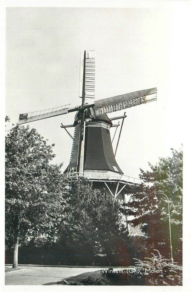 701-343-019 Winsum GR Molen, Verzenden, Voor 1920, Groningen