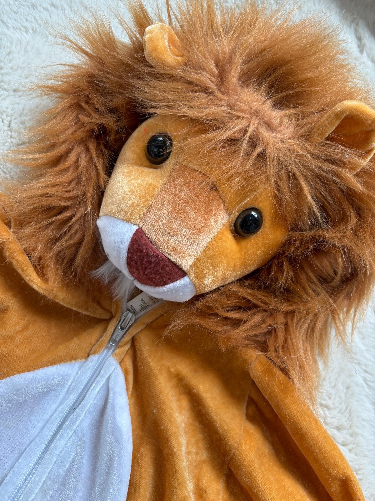Leeuwenpak maat 128 - Carnaval/Verkleedfeest, Ophalen of Verzenden, Zo goed als nieuw, Jongen of Meisje, Overige typen
